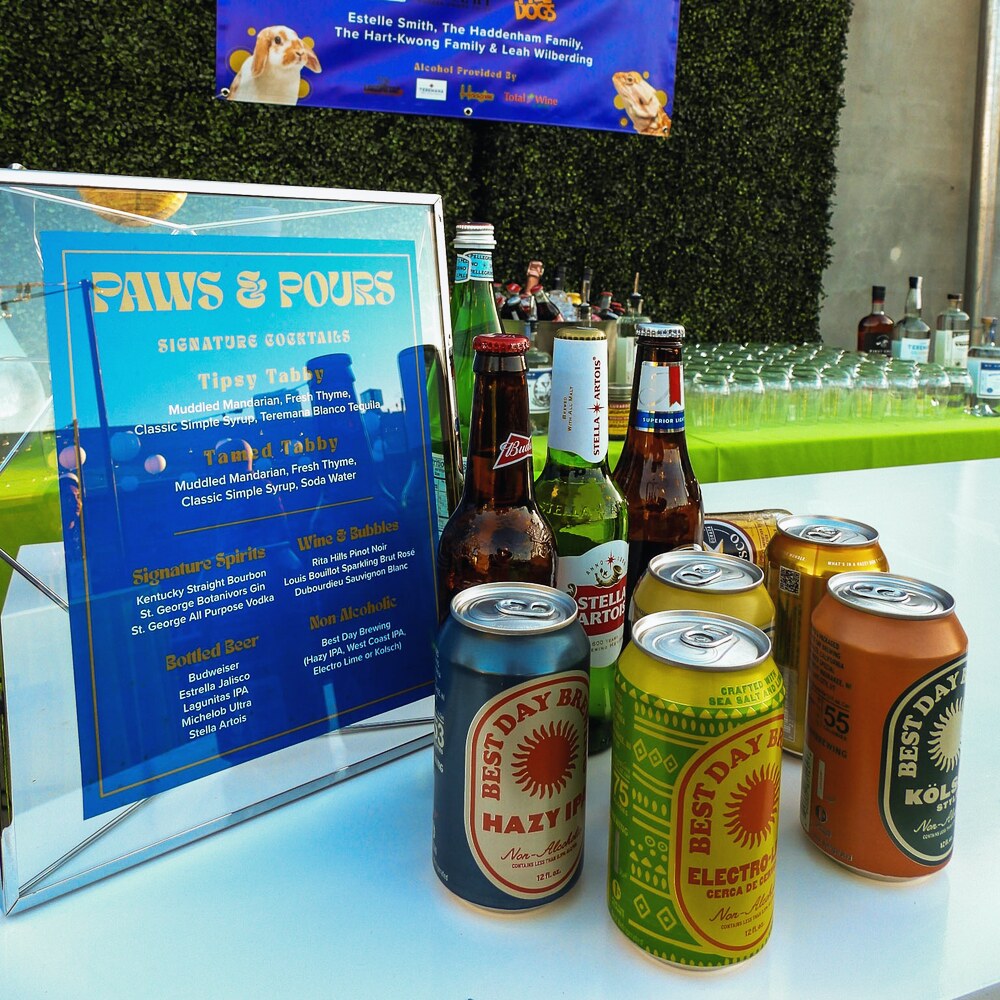 Signature drinks and rooftop bar details at last year's event
